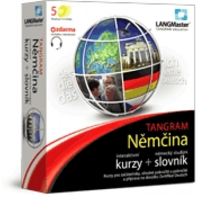 LANGMaster Němčina TANGRAM - kompletní kurz a studijní slovník Lexicon                    