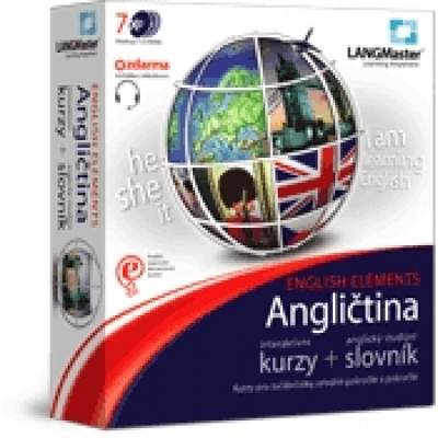 LANGMaster Angličtina ELEMENTS - kompletní kurz a slovník old                    