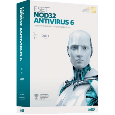 ESET NOD32 Antivirus 6, licence na 1 rok, 1 PC