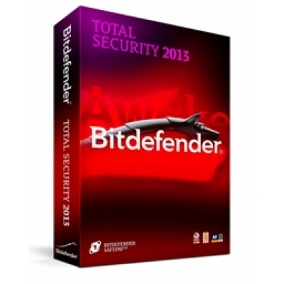 Bitdefender Total Security 2013, licence pro 1 PC na 1 rok                    