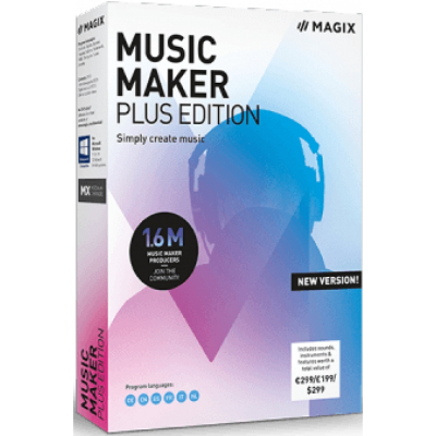 MAGIX Music Maker Plus 2019, ESD                    