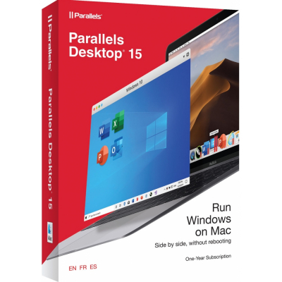 Parallels Desktop 15 pro Mac, 1 rok, BOX                    