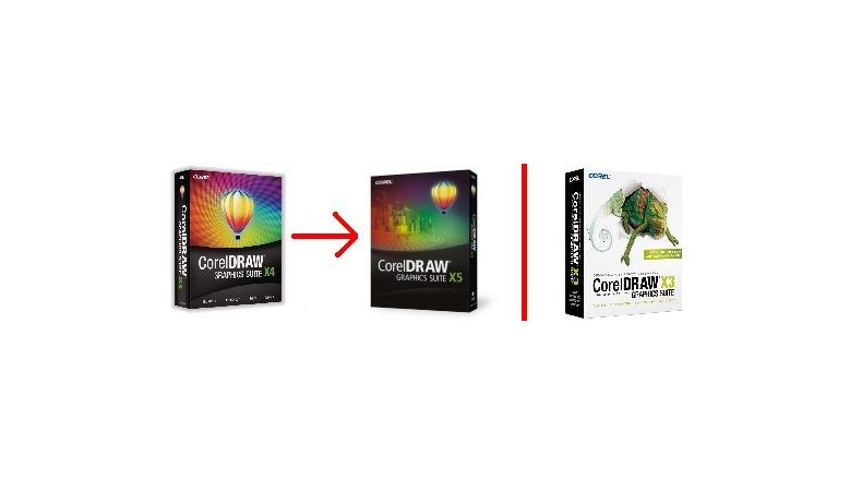 CorelDRAW GS X4 - 3 licence za cenu 1! 