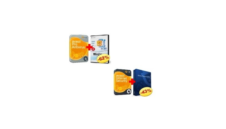 Avast! Pro Antivirus 6 + ZDARMA WinZip 15 PRO 