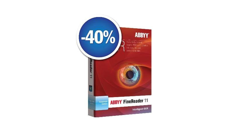 Sleva 40% na ABBYY-FineReader