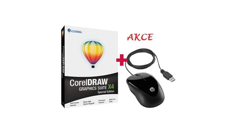 CorelDRAW se slevou a myš zdarma!