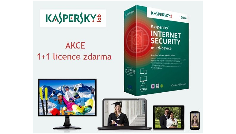 Zabezpečte zdarma o 1 zařízení navíc s Kaspersky