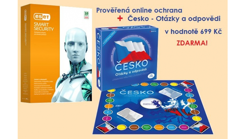 Nový ESET + hra Česko Zdarma!