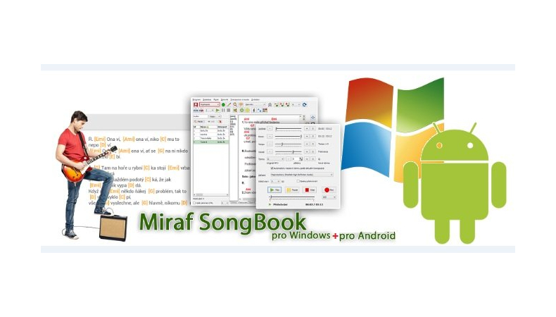 Představujeme zpěvník do Vašeho PC i mobilu - Miraf SongBook