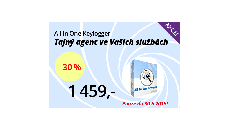 Sleva 30 % na All In One Keylogger